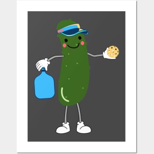 Pickleball Pickle Character Posters and Art